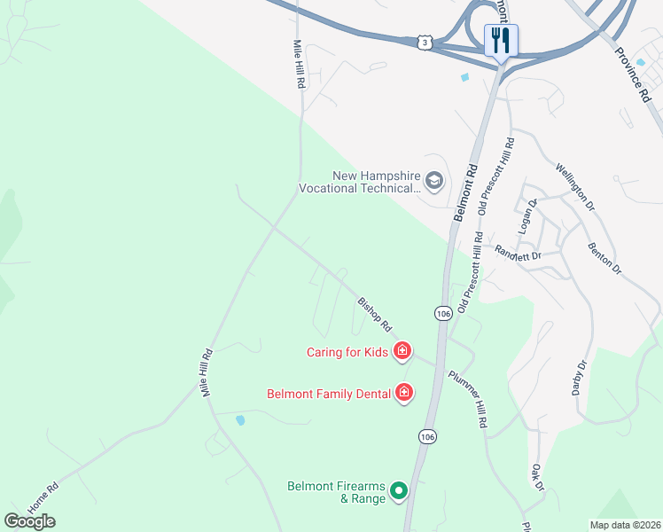 map of restaurants, bars, coffee shops, grocery stores, and more near 7 Summer Street in Belmont