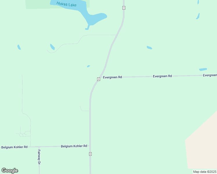 map of restaurants, bars, coffee shops, grocery stores, and more near W3823 Evergreen Road in Fredonia
