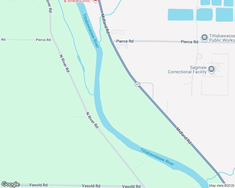 map of restaurants, bars, coffee shops, grocery stores, and more near 6715 Midland Road in Freeland
