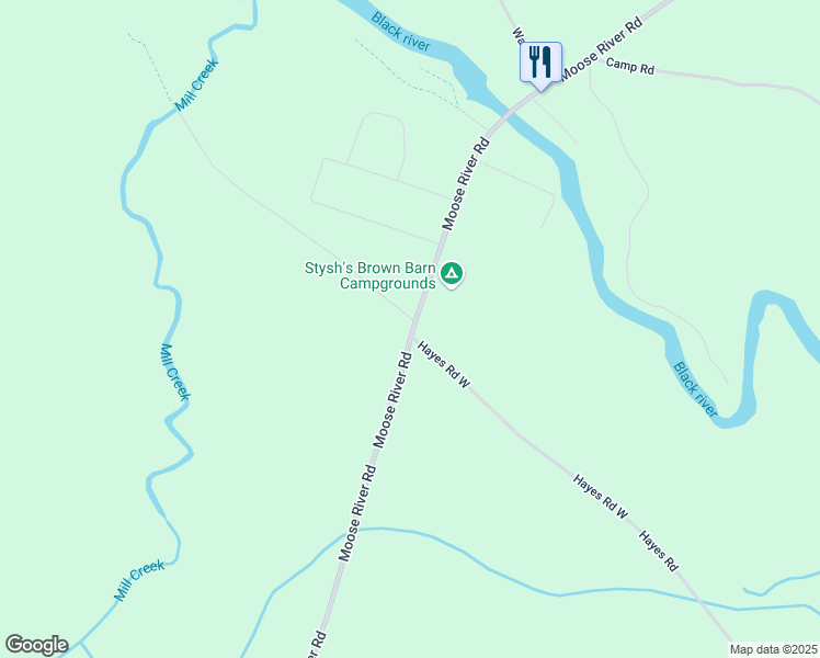 map of restaurants, bars, coffee shops, grocery stores, and more near 3396 Devoe Rd in Boonville