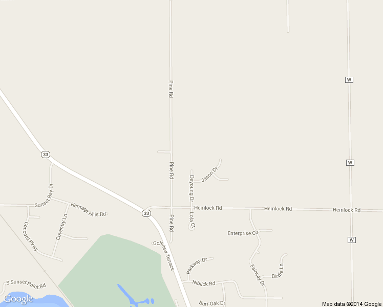 map of restaurants, bars, coffee shops, grocery stores, and more near N8582 Pine Road in Beaver Dam