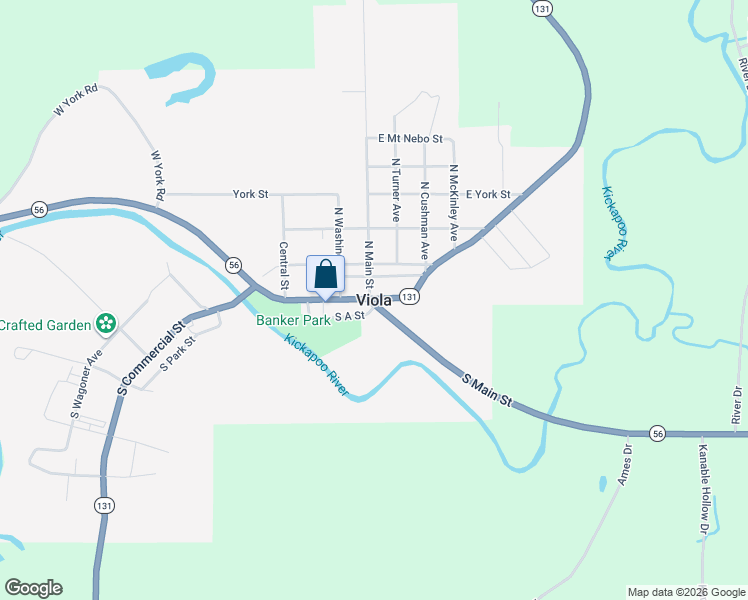 map of restaurants, bars, coffee shops, grocery stores, and more near in Viola