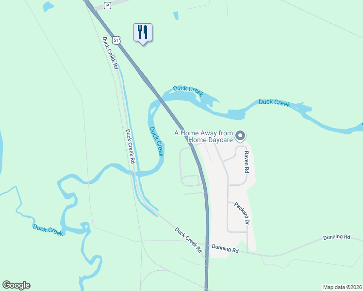 map of restaurants, bars, coffee shops, grocery stores, and more near N6333 Suburban Heights Road in Pardeeville