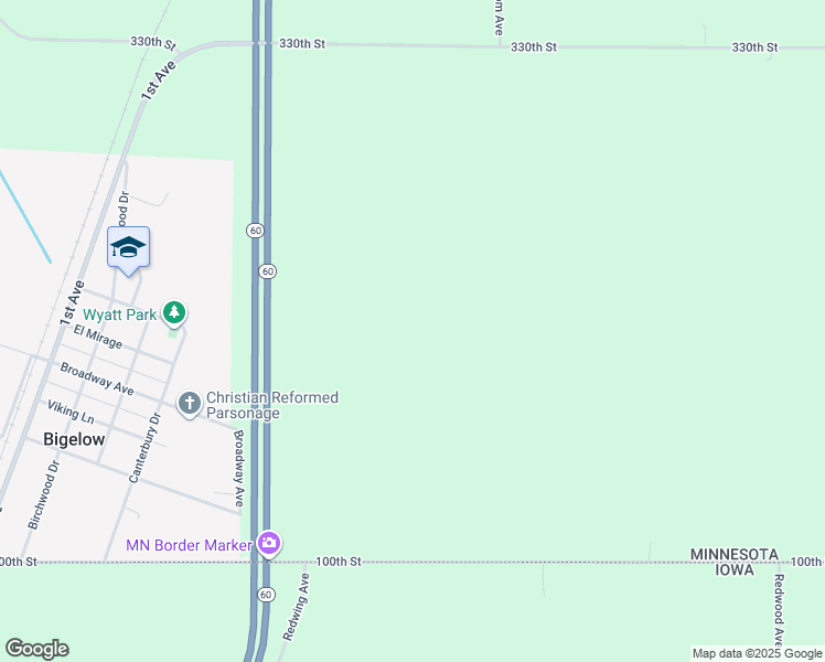 map of restaurants, bars, coffee shops, grocery stores, and more near in Bigelow