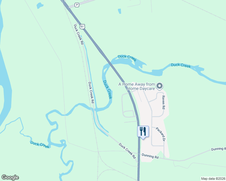 map of restaurants, bars, coffee shops, grocery stores, and more near N6333 Suburban Heights Road in Pardeeville