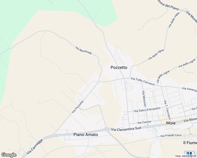 map of restaurants, bars, coffee shops, grocery stores, and more near 27 Via Pozzetto in Pozzetto