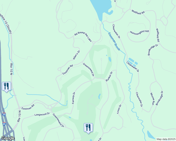 map of restaurants, bars, coffee shops, grocery stores, and more near 113 Greensward Drive in Grantham