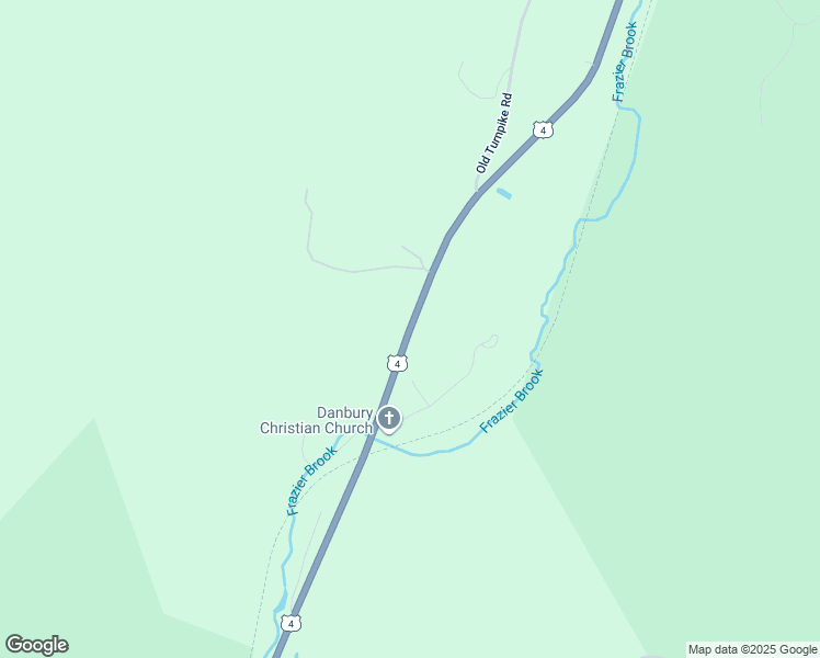 map of restaurants, bars, coffee shops, grocery stores, and more near U.S. 4 in Danbury