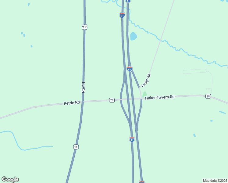 map of restaurants, bars, coffee shops, grocery stores, and more near Tinker Tavern Road in Pulaski