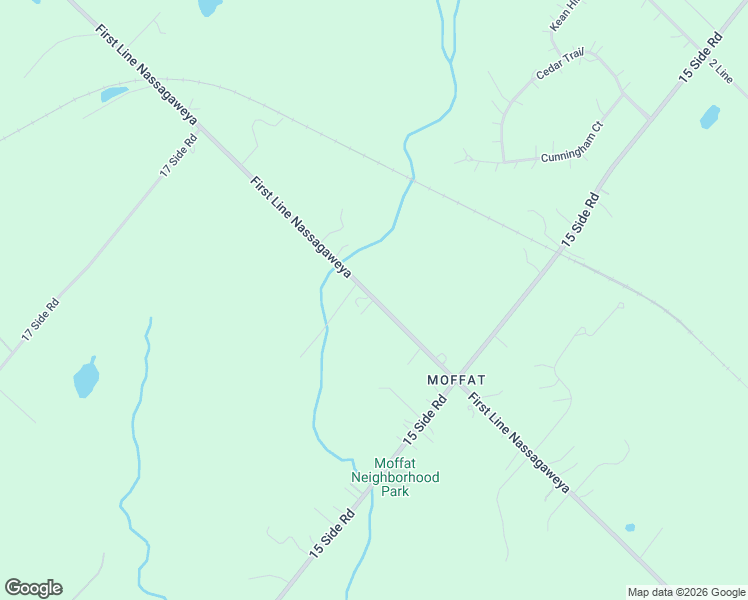 map of restaurants, bars, coffee shops, grocery stores, and more near 11080 First Line Nassagaweya in Milton