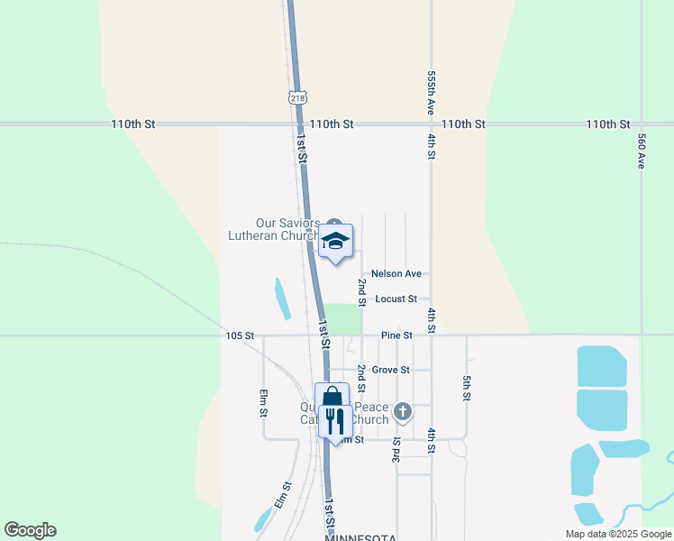 map of restaurants, bars, coffee shops, grocery stores, and more near 700 2nd Street in Lyle