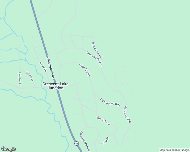 map of restaurants, bars, coffee shops, grocery stores, and more near 18909 Clear Spring Way in Crescent Lake Junction