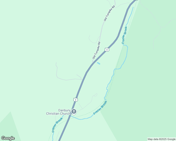map of restaurants, bars, coffee shops, grocery stores, and more near U.S. 4 in Danbury