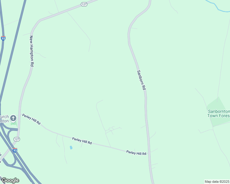 map of restaurants, bars, coffee shops, grocery stores, and more near 136 Old Range Road in Sanbornton