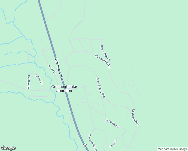 map of restaurants, bars, coffee shops, grocery stores, and more near 18924 Clear Spring Way in Crescent Lake Junction