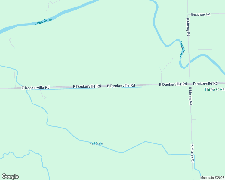 map of restaurants, bars, coffee shops, grocery stores, and more near 2750 East Deckerville Road in Caro