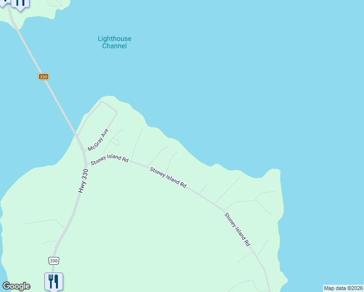 map of restaurants, bars, coffee shops, grocery stores, and more near Cabin Road in Clark's Harbour