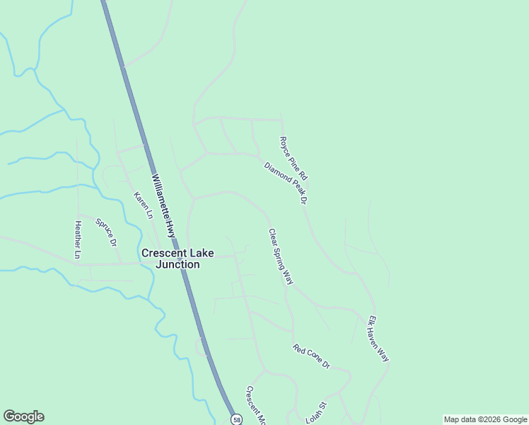 map of restaurants, bars, coffee shops, grocery stores, and more near 18924 Clear Spring Way in Crescent