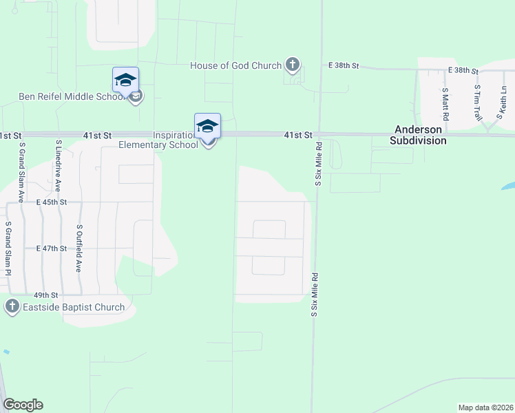 map of restaurants, bars, coffee shops, grocery stores, and more near South Attalia Court in Sioux Falls