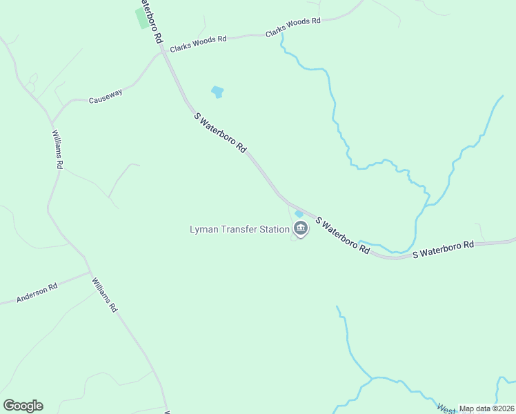 map of restaurants, bars, coffee shops, grocery stores, and more near 1000 South Waterboro Road in Lyman