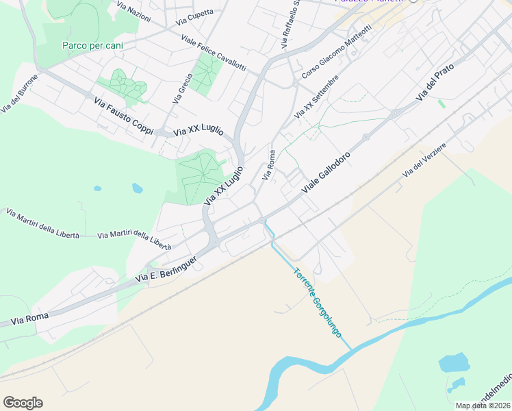 map of restaurants, bars, coffee shops, grocery stores, and more near 2 Via Zara in Jesi