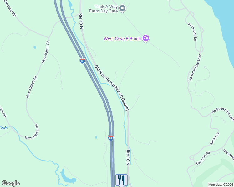 map of restaurants, bars, coffee shops, grocery stores, and more near 20 Nightingale Lane in Grantham