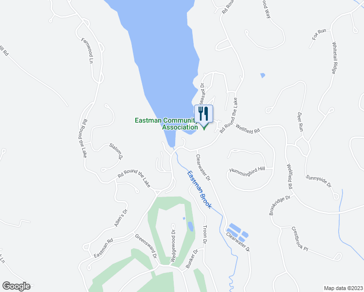 map of restaurants, bars, coffee shops, grocery stores, and more near 6 Pioneer Point in Grantham