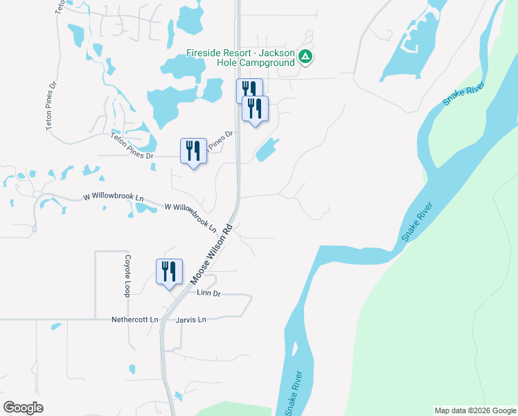 map of restaurants, bars, coffee shops, grocery stores, and more near 3932 Linn Ranch Rd in Wilson