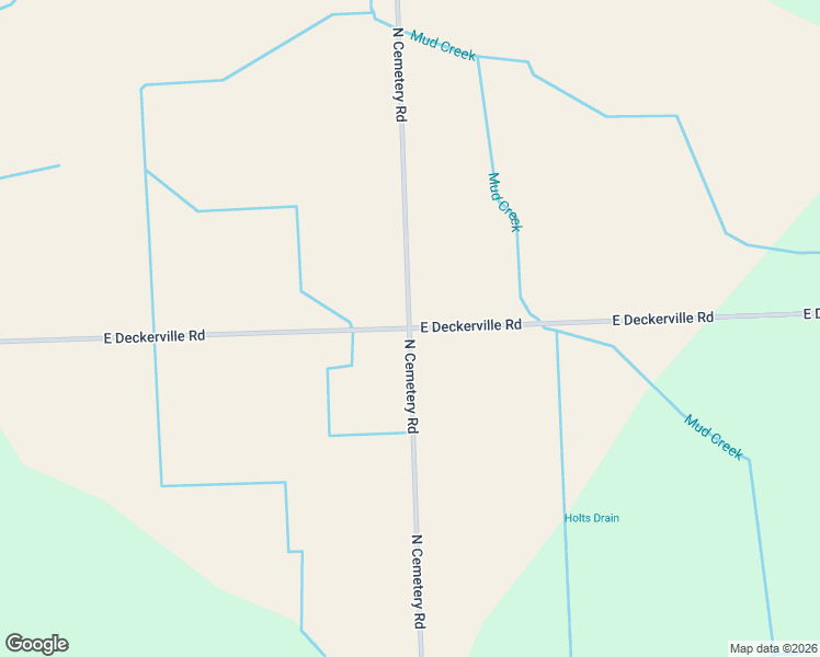 map of restaurants, bars, coffee shops, grocery stores, and more near 6501 East Deckerville Road in Deford