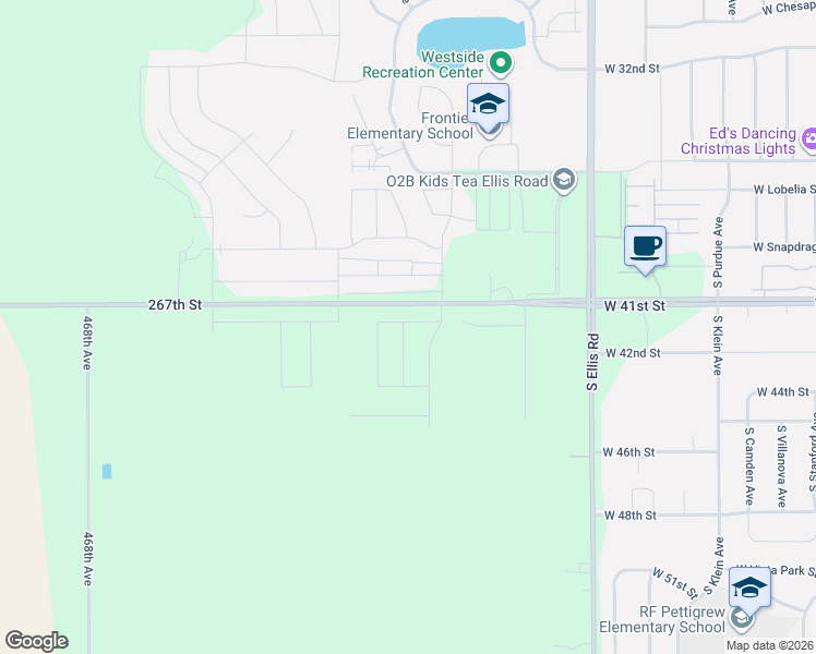 map of restaurants, bars, coffee shops, grocery stores, and more near 9404 Broek Drive in Sioux Falls