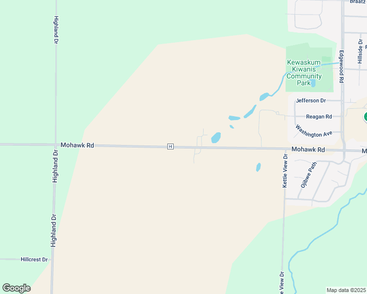 map of restaurants, bars, coffee shops, grocery stores, and more near 4250 County Road H in Kewaskum