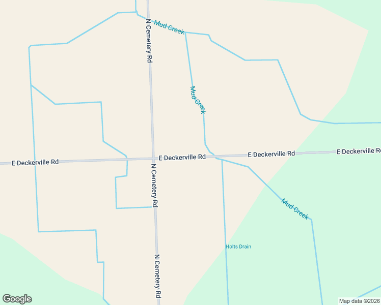 map of restaurants, bars, coffee shops, grocery stores, and more near 6501 East Deckerville Road in Deford