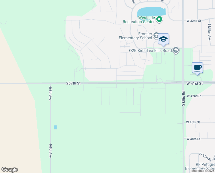 map of restaurants, bars, coffee shops, grocery stores, and more near 46780 County Highway 148 in Sioux Falls