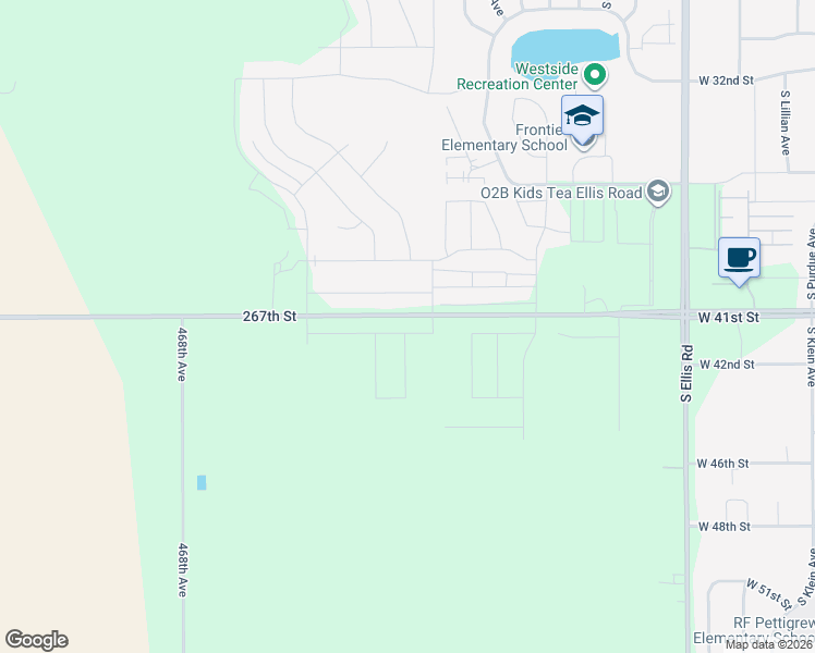 map of restaurants, bars, coffee shops, grocery stores, and more near 46780 County Highway 148 in Sioux Falls