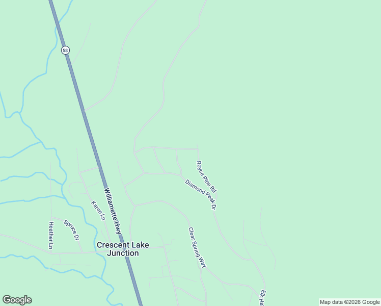 map of restaurants, bars, coffee shops, grocery stores, and more near 142436 Royce Pine Road in Crescent