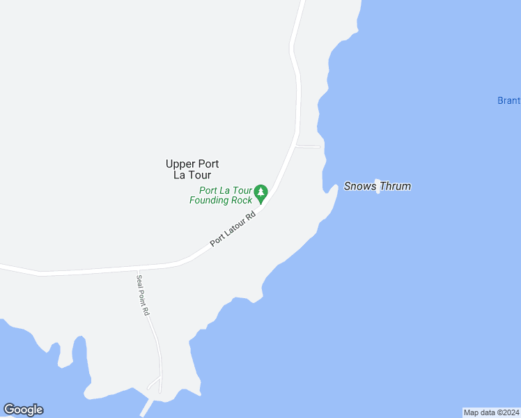 map of restaurants, bars, coffee shops, grocery stores, and more near 2245 Port Latour Road in Upper Port La Tour