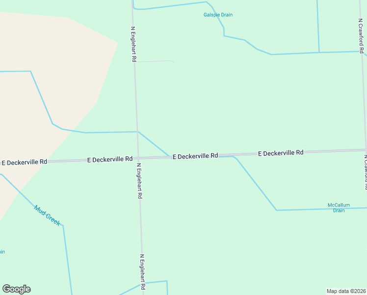 map of restaurants, bars, coffee shops, grocery stores, and more near 7111 East Deckerville Road in Deford
