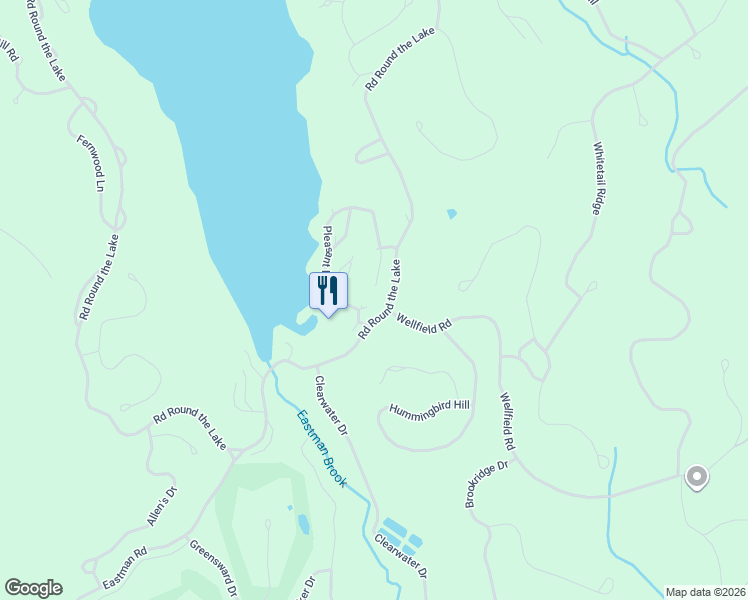 map of restaurants, bars, coffee shops, grocery stores, and more near 76 Pleasant Drive in Grantham
