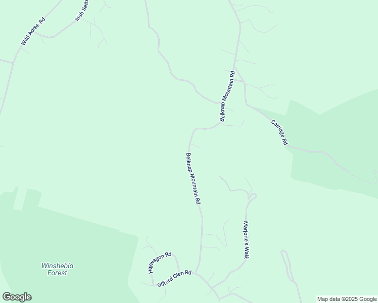 map of restaurants, bars, coffee shops, grocery stores, and more near Belknap Mountain Road in Gilford