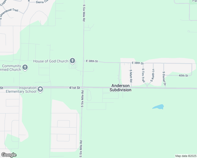 map of restaurants, bars, coffee shops, grocery stores, and more near 7800 East 41st Street in Sioux Falls
