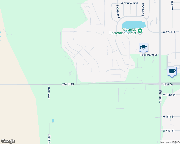 map of restaurants, bars, coffee shops, grocery stores, and more near Gert Street in Sioux Falls