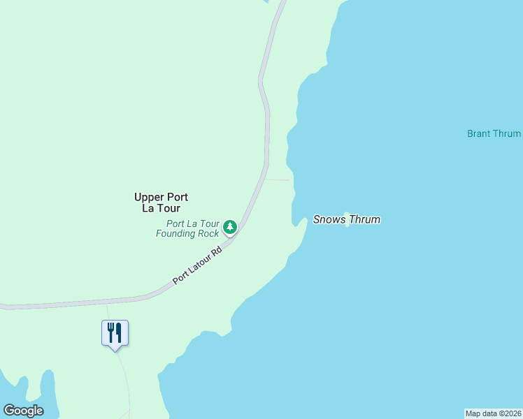 map of restaurants, bars, coffee shops, grocery stores, and more near 2245 Port Latour Road in Upper Port La Tour