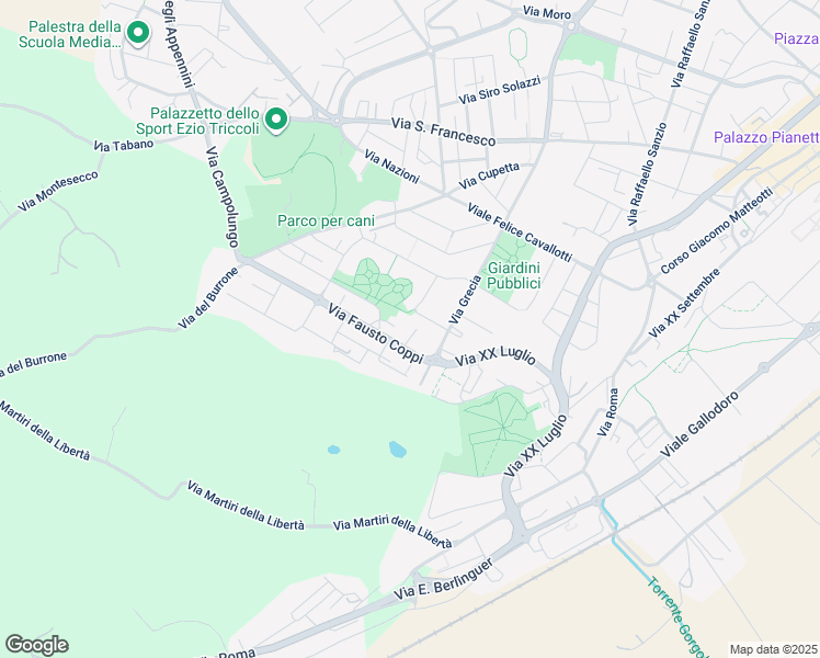 map of restaurants, bars, coffee shops, grocery stores, and more near 3 Via Rocco Chinnici in Jesi