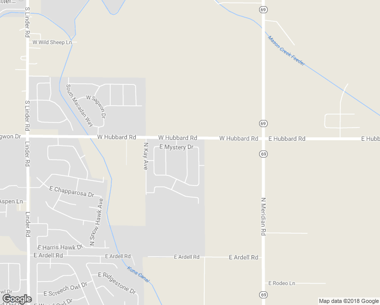 map of restaurants, bars, coffee shops, grocery stores, and more near 2678 North Destiny Avenue in Kuna
