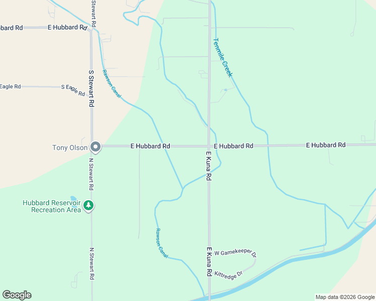 map of restaurants, bars, coffee shops, grocery stores, and more near 4545 East Hubbard Road in Boise