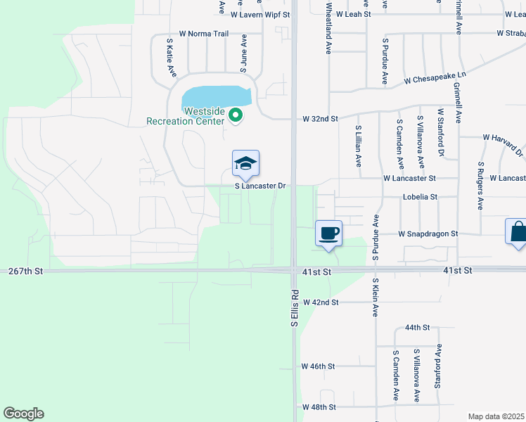 map of restaurants, bars, coffee shops, grocery stores, and more near 2837 Lancaster Drive in Sioux Falls