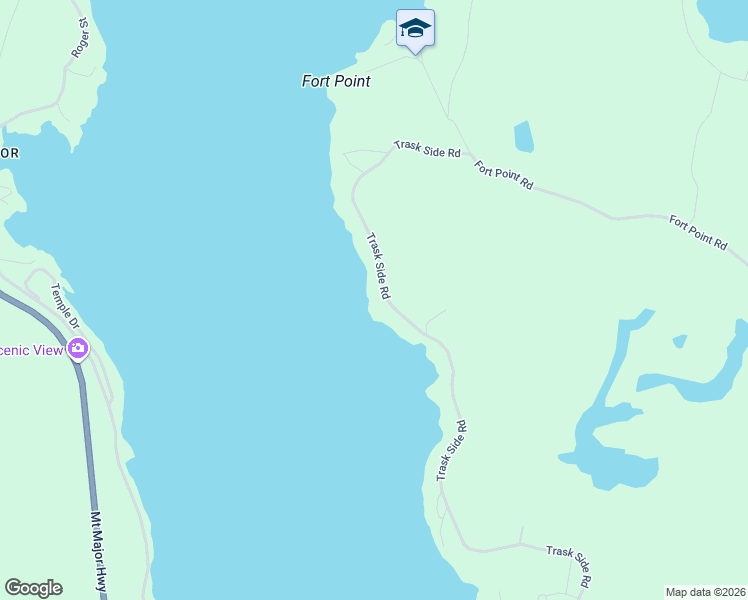 map of restaurants, bars, coffee shops, grocery stores, and more near 293 Trask Side Road in Alton