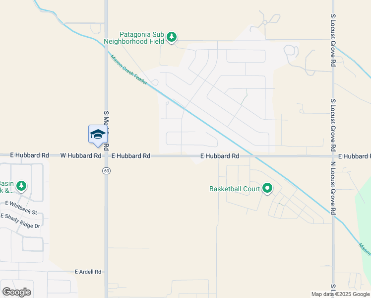 map of restaurants, bars, coffee shops, grocery stores, and more near 579 East Merino Street in Kuna