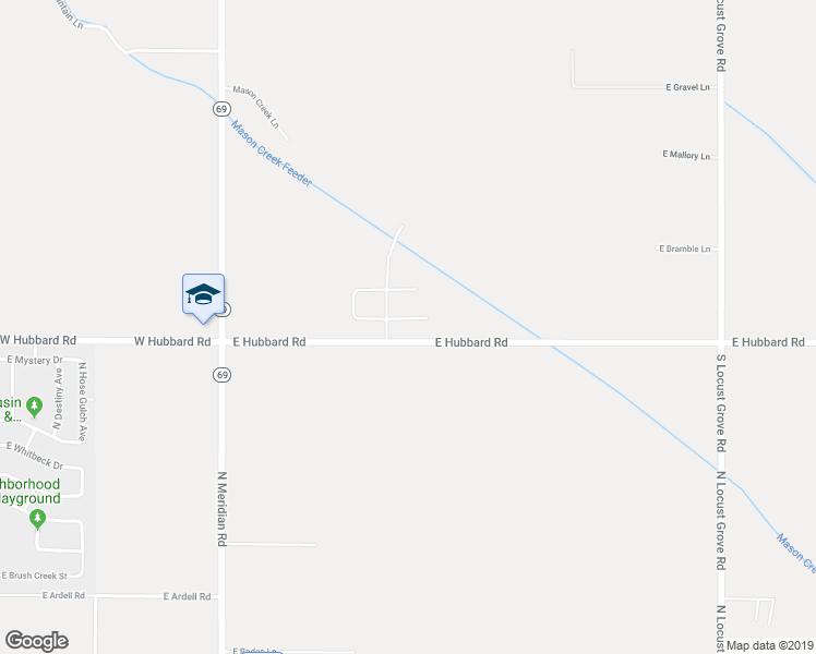 map of restaurants, bars, coffee shops, grocery stores, and more near 579 East Merino Street in Kuna