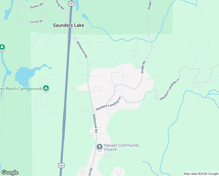map of restaurants, bars, coffee shops, grocery stores, and more near 69740 Stage Road in North Bend